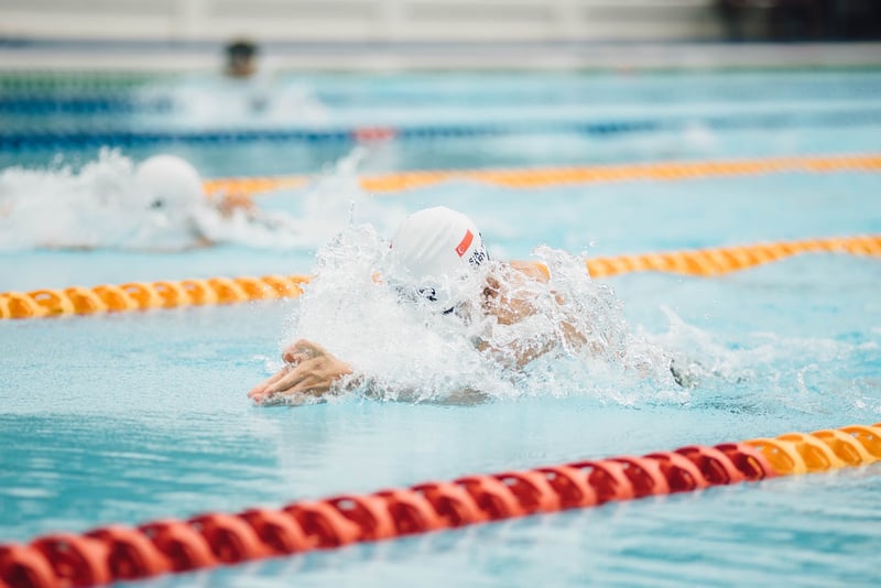 Athlete Swimming